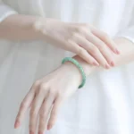 Myanmar jade old bead bracelet