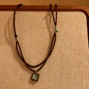 Maillard Coffee Beaded Necklace