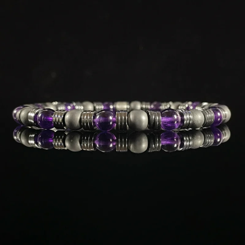 Amethyst - Magnetic Hematite