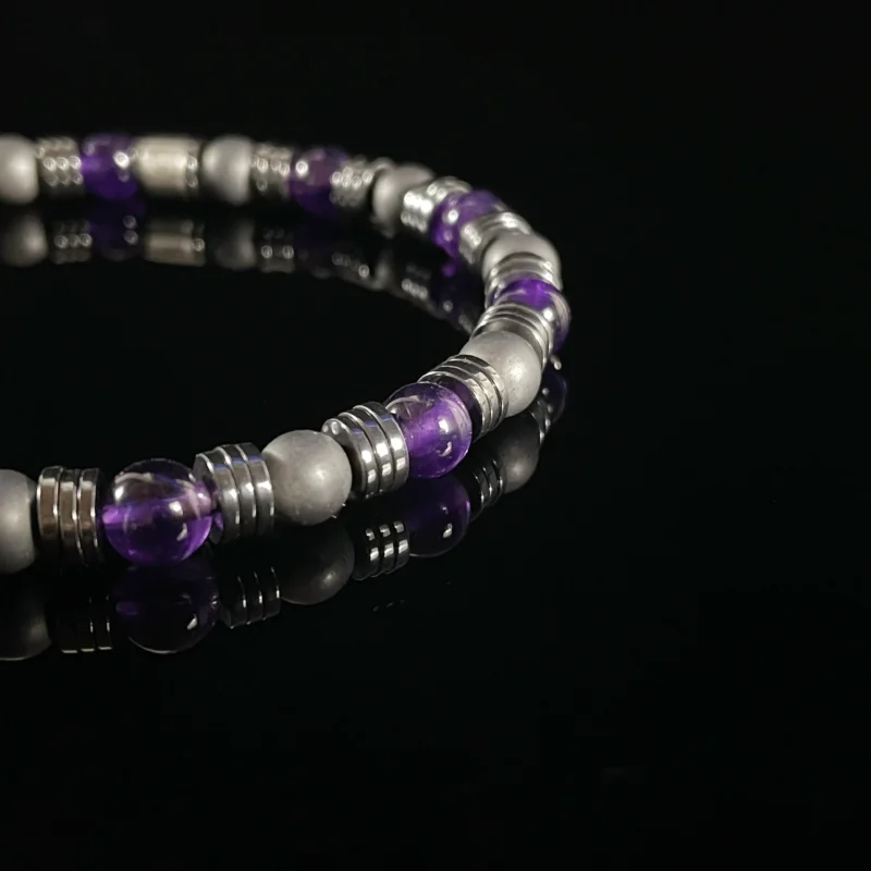 Amethyst - Magnetic Hematite