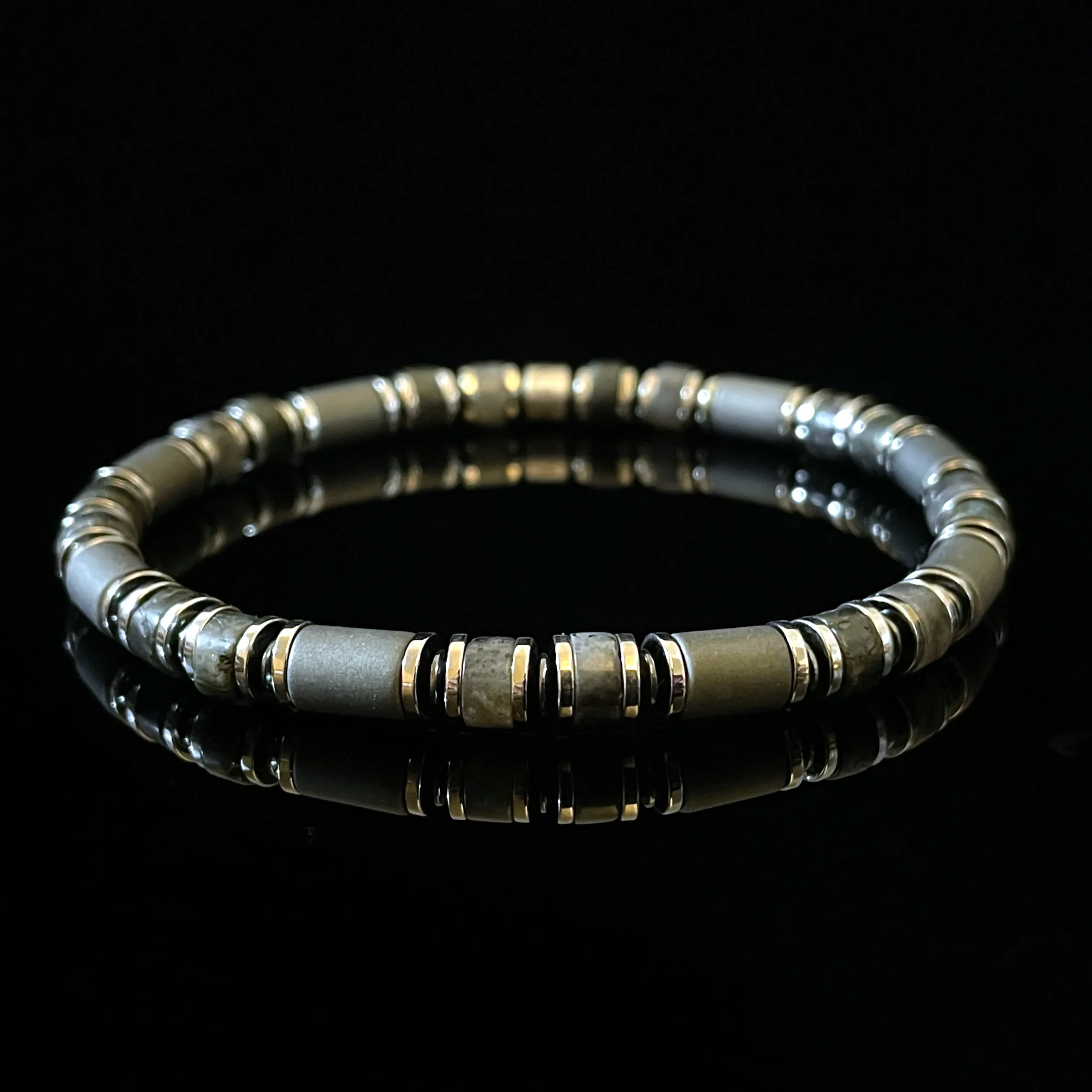 Labradorite - Magnetic Hematite Labradorite - Magnetic Hematite