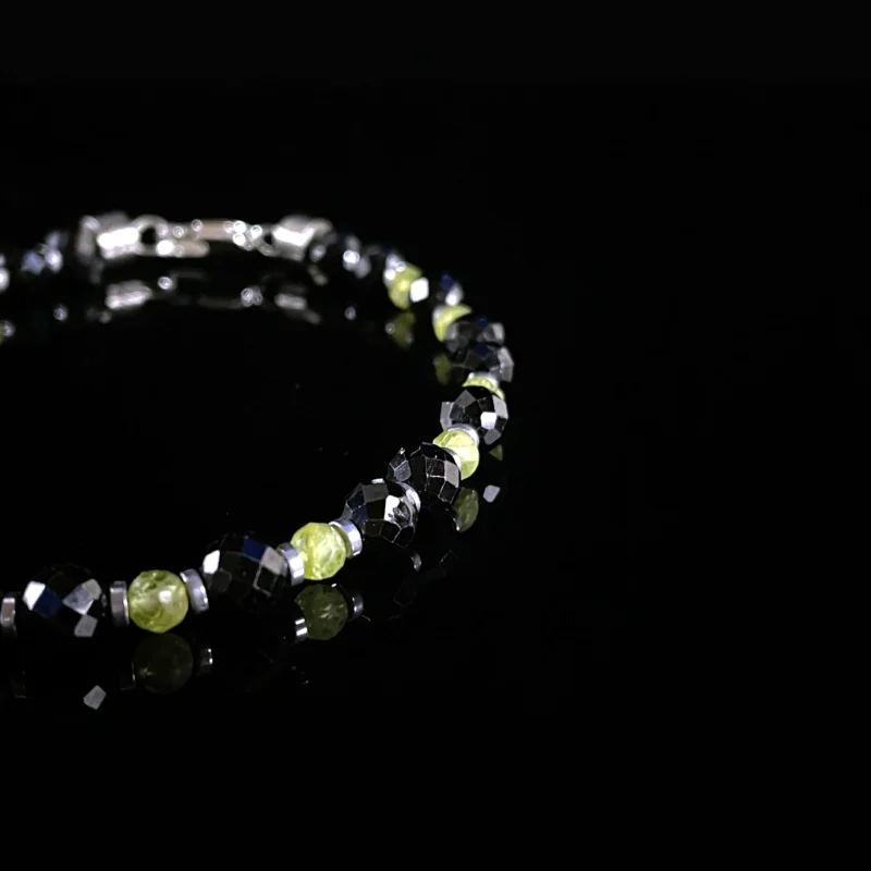 Peridot - Black Spinel