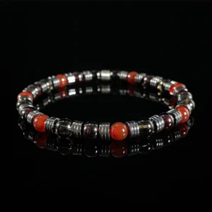 Smoky Quartz - Garnet - Red Agate