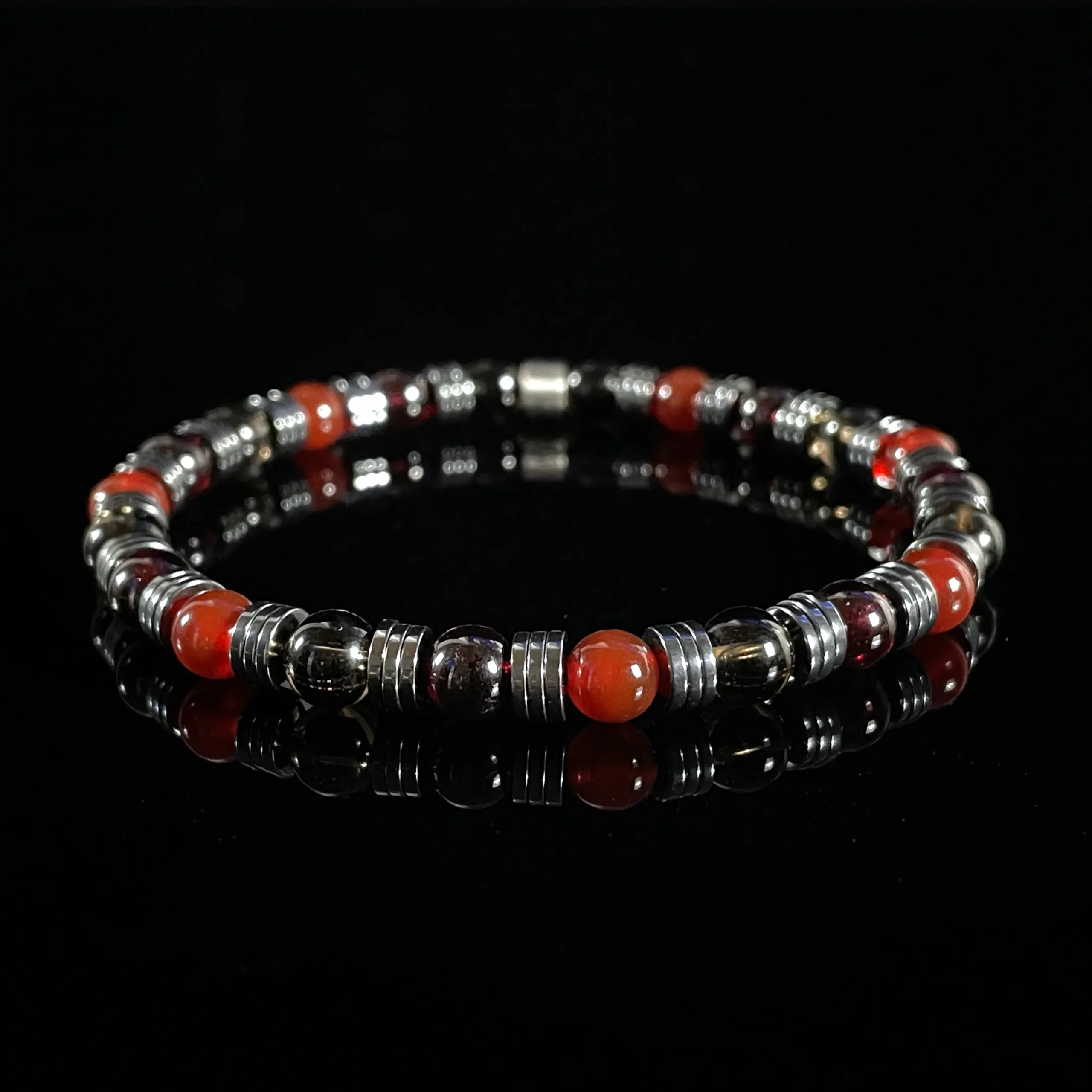 Smoky Quartz - Garnet - Red Agate Smoky Quartz - Garnet - Red Agate